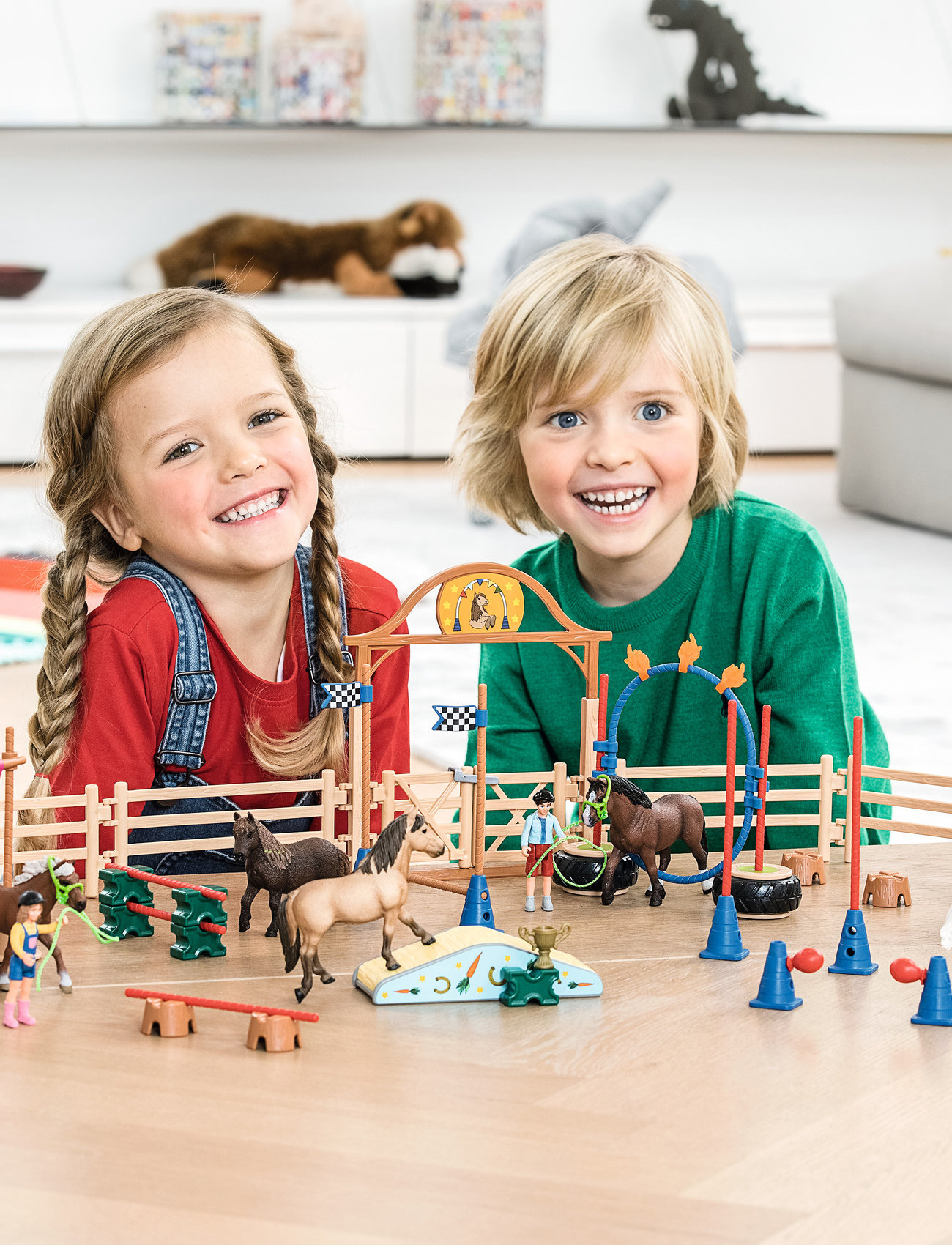 Schleich Schleich Pony Agility Training, One Size, Multi/patterned, Legesæt Og Actionfigurer > Legesæt, Børn