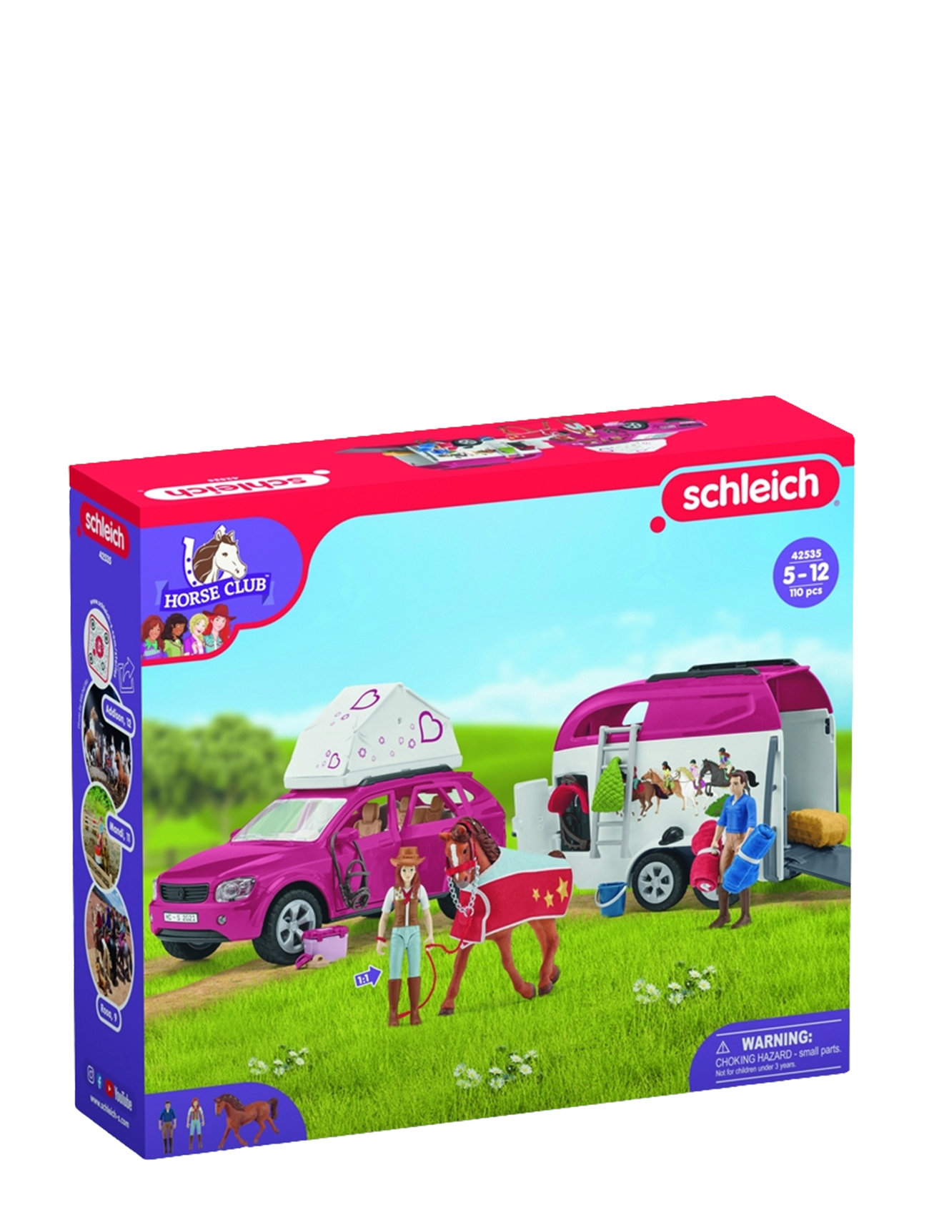 Schleich Horse Adventures With Car And Trailer Toys Playsets & Action Figures Play Sets Multi/patterned Schleich