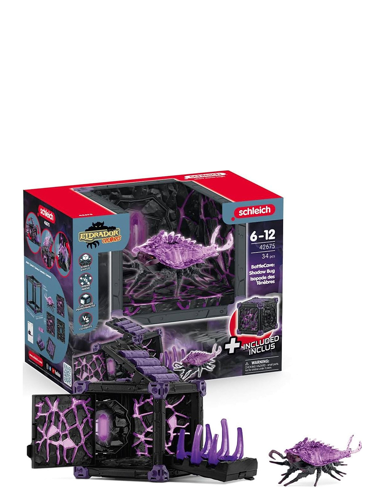 Schleich Battlecave Shadow Bug Toys Playsets & Action Figures Action Figures Multi/patterned Schleich