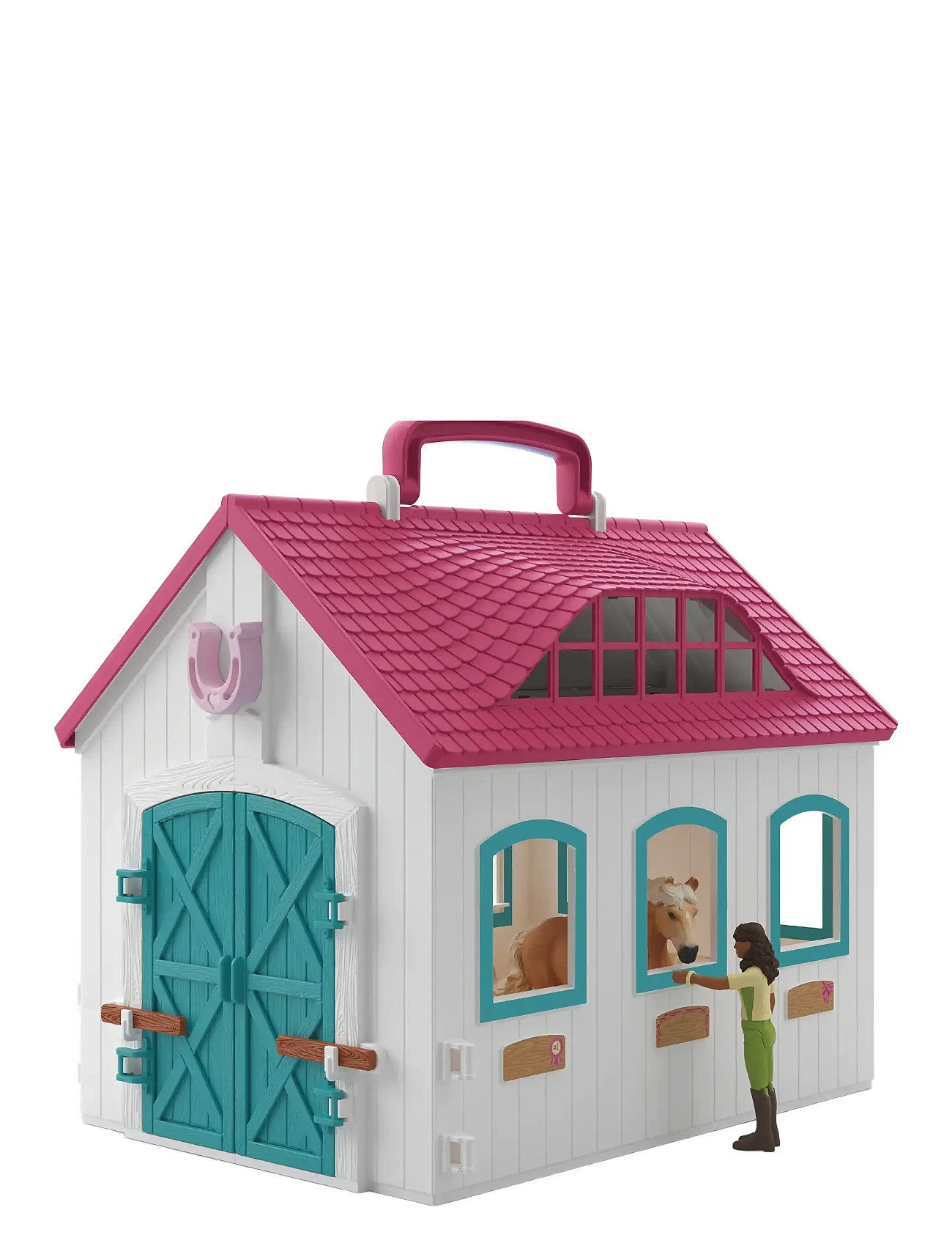 Schleich Schleich Open Stable Little Horseshoe, One Size, Multi/patterned, Legesæt Og Actionfigurer > Legesæt, Børn