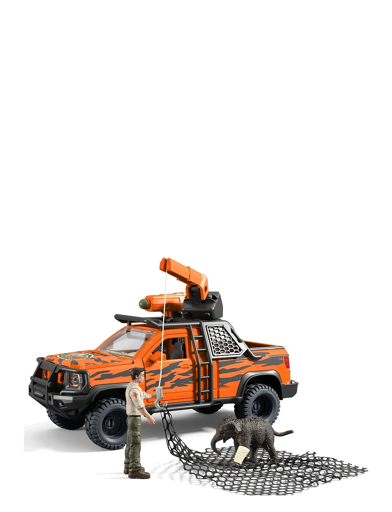 Schleich Schleich Adventure Jeep In The Jungle, One Size, Orange, Legesæt Og Actionfigurer > Legesæt, Børn