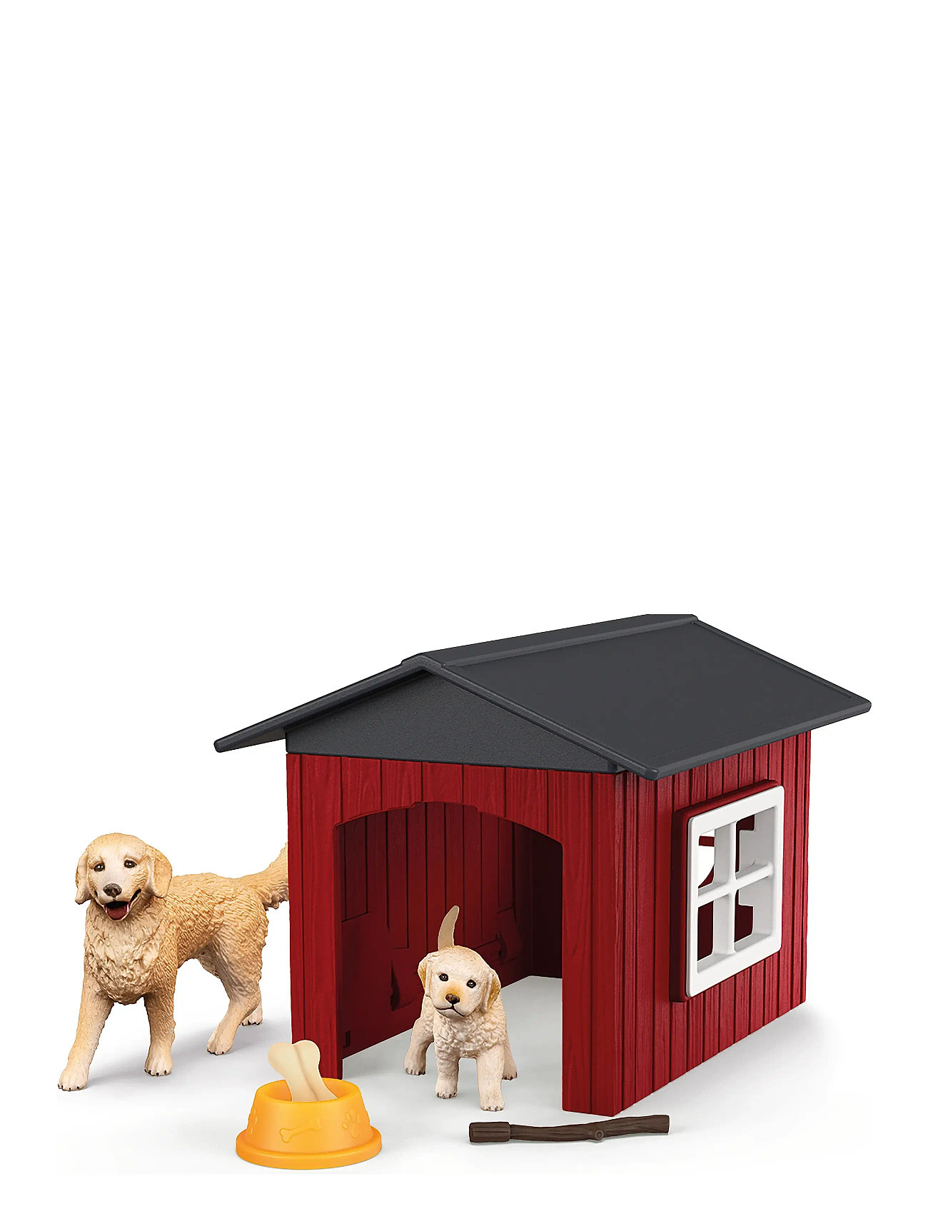Schleich Dog Kennel With 2 Golden Retrievers Toys Playsets & Action Figures Play Sets Multi/patterned Schleich