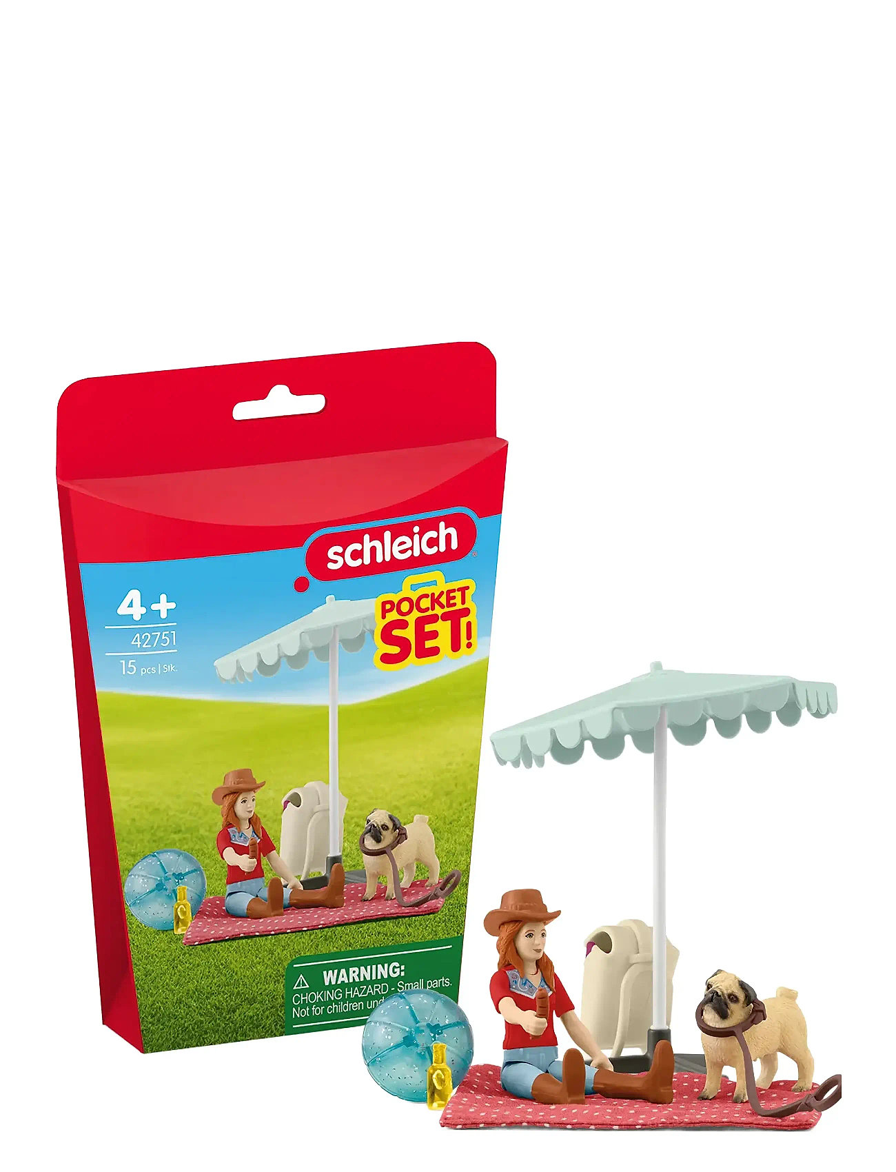 Schleich Pocket Set Trip To The Lake Toys Playsets & Action Figures Play Sets Multi/patterned Schleich