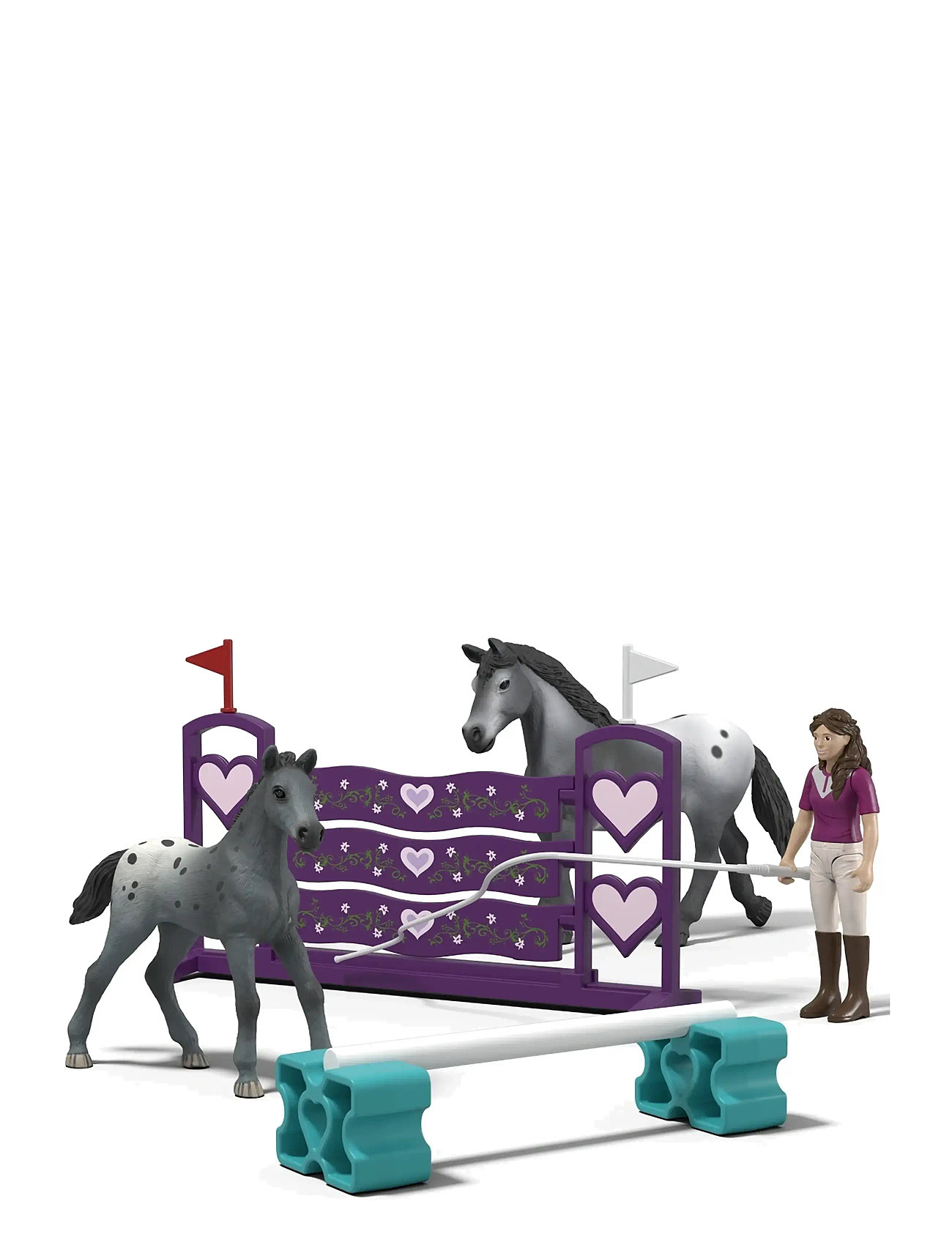 Schleich Schleich Lisas Tournament Training, One Size, Grey, Legesæt Og Actionfigurer > Legesæt, Børn