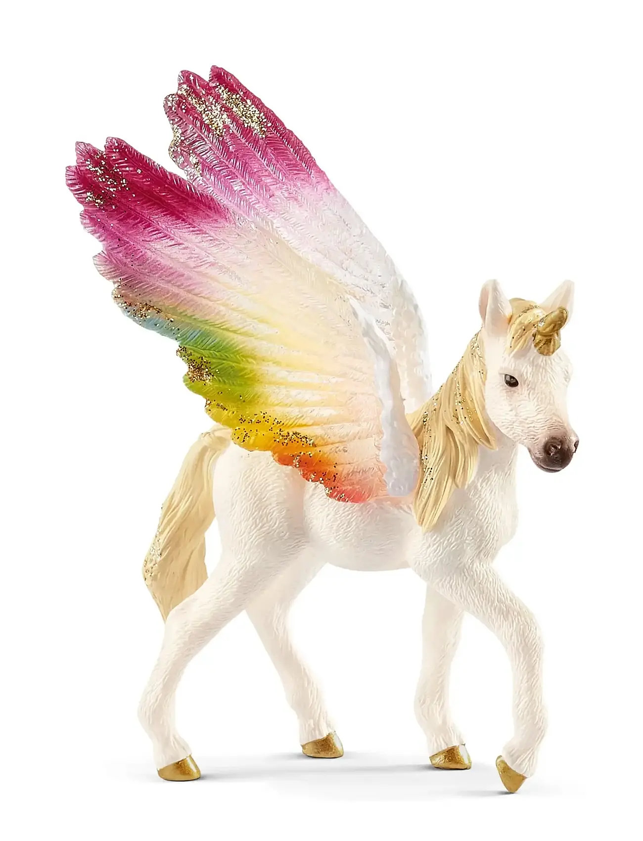 Schleich Schleich Winged Rainbow Unicorn, Foal, One Size, Multi/patterned, Legesæt & Actionfigurer > Dyr, Børn