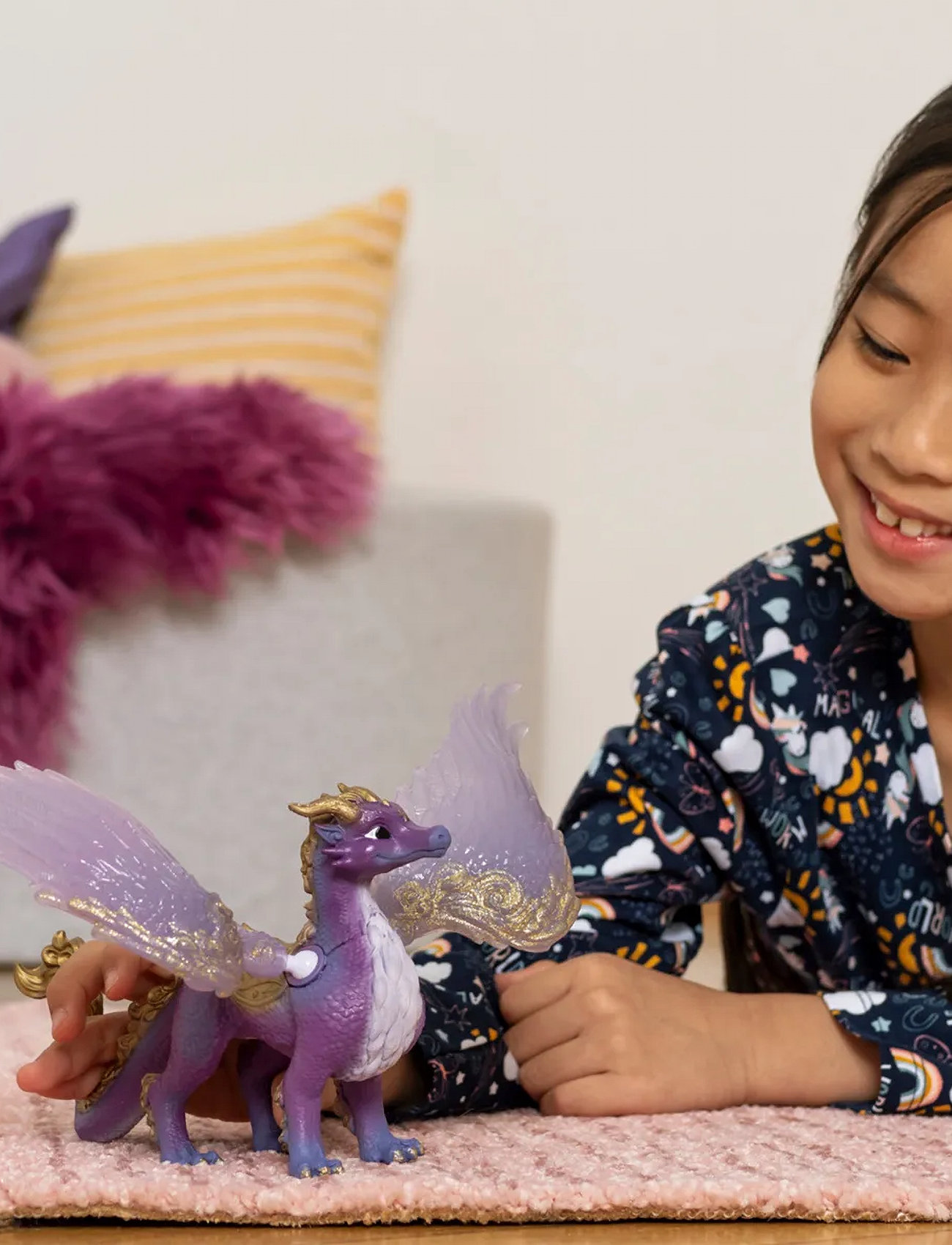Schleich Schleich Nightsky Dragon, One Size, Multi/patterned, Legesæt & Actionfigurer > Dyr, Børn