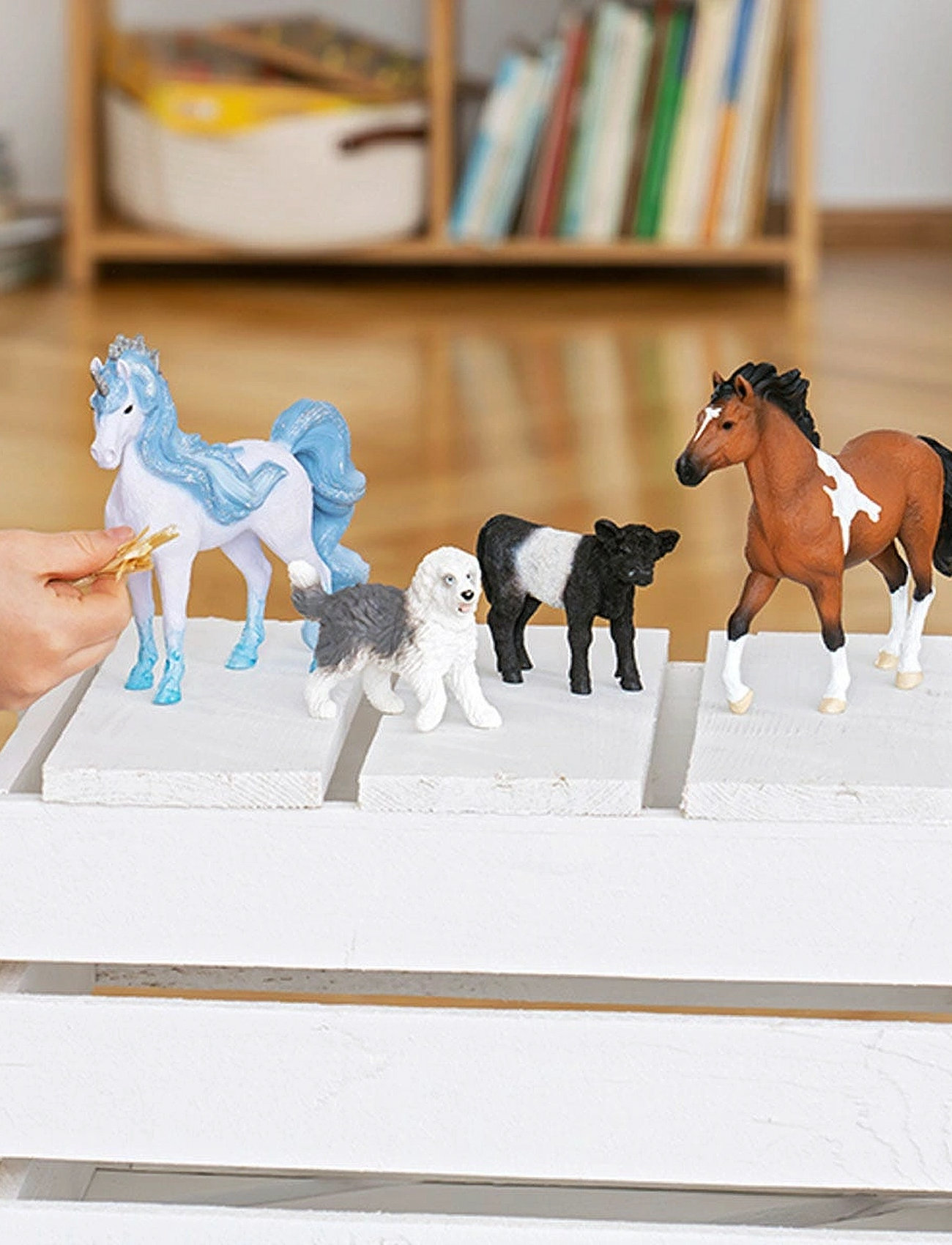 Schleich Schleich Flowy Unicorn Mare, One Size, Multi/patterned, Legesæt & Actionfigurer > Dyr, Børn