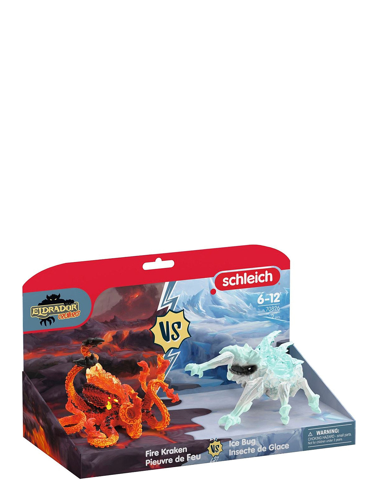 Schleich Ice Bug Vs. Fire Kraken Patterned Schleich