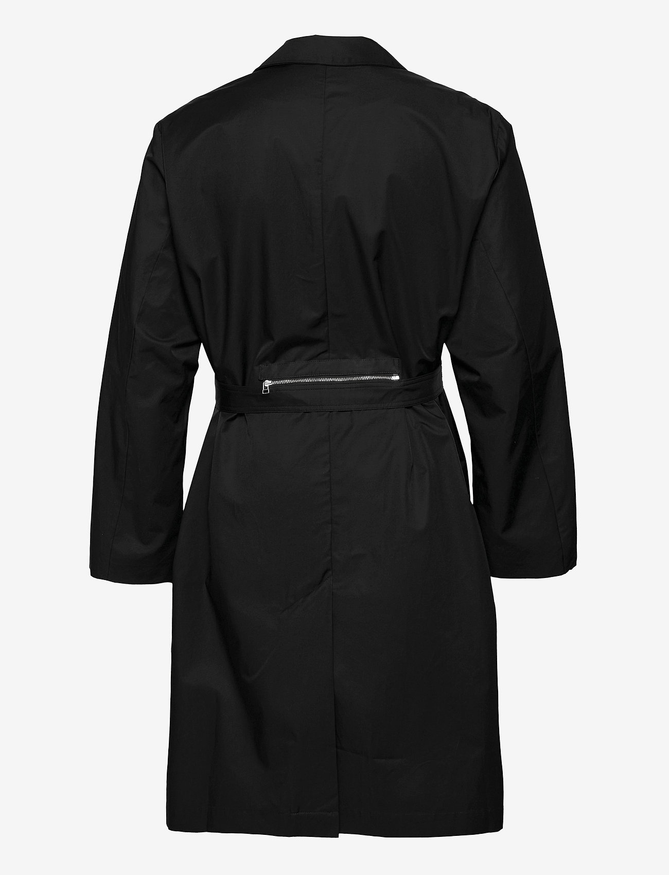 Schnayderman's - Belted Overcoat - manteaux legères - black - 2