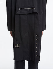 Schnayderman's - Belted Overcoat - manteaux legères - black - 4