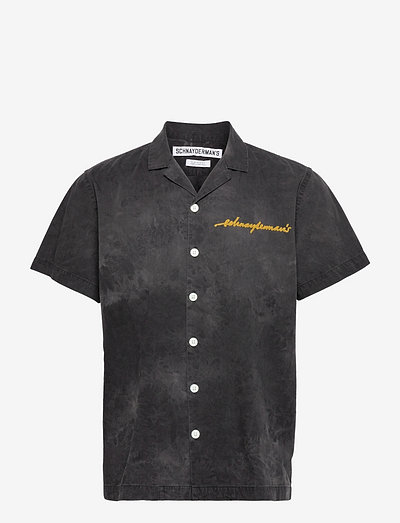 SHIRT NOTCH SS SUMMER DENIM - basic skjorter - washed black