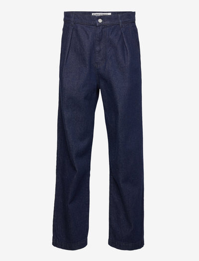 TROUSERS BEIT DENIM - brīva piegriezuma džinsa bikses - dark blue