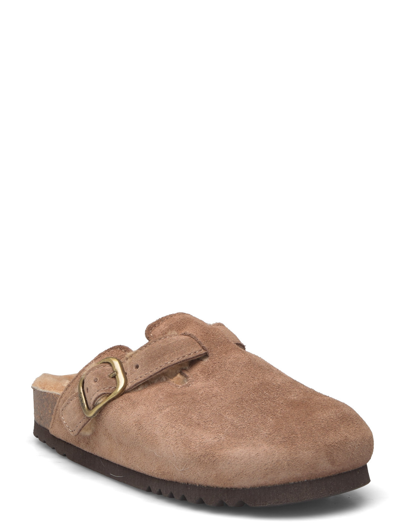 Sl Fae New F Suede Taupe Shoes Clogs Brown Scholl