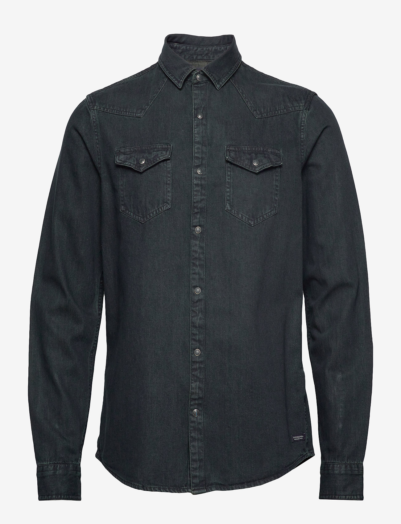 black denim western shirt