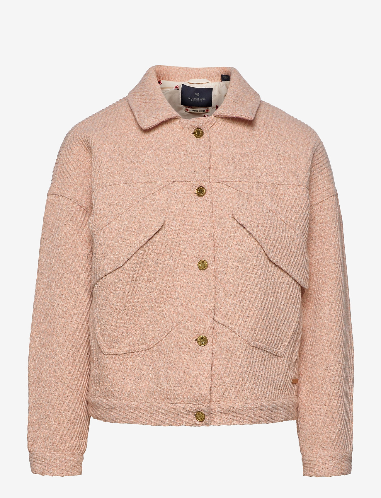 scotch and soda wool trucker jacket