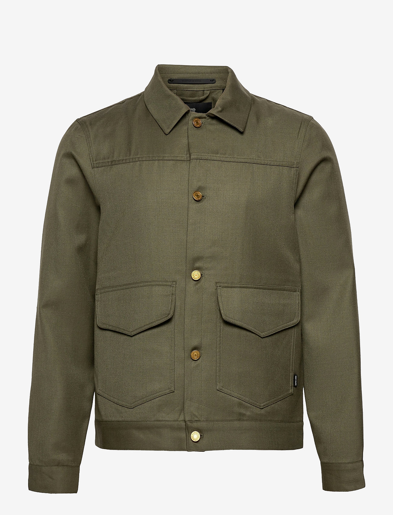 wool blend trucker jacket