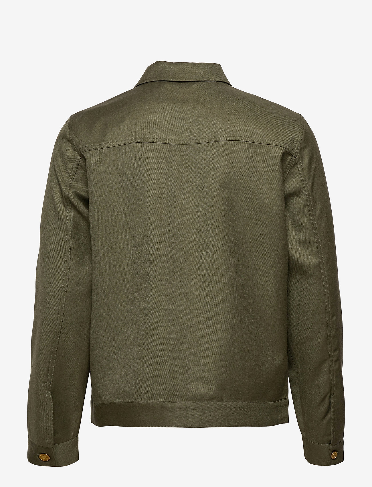 wool blend trucker jacket