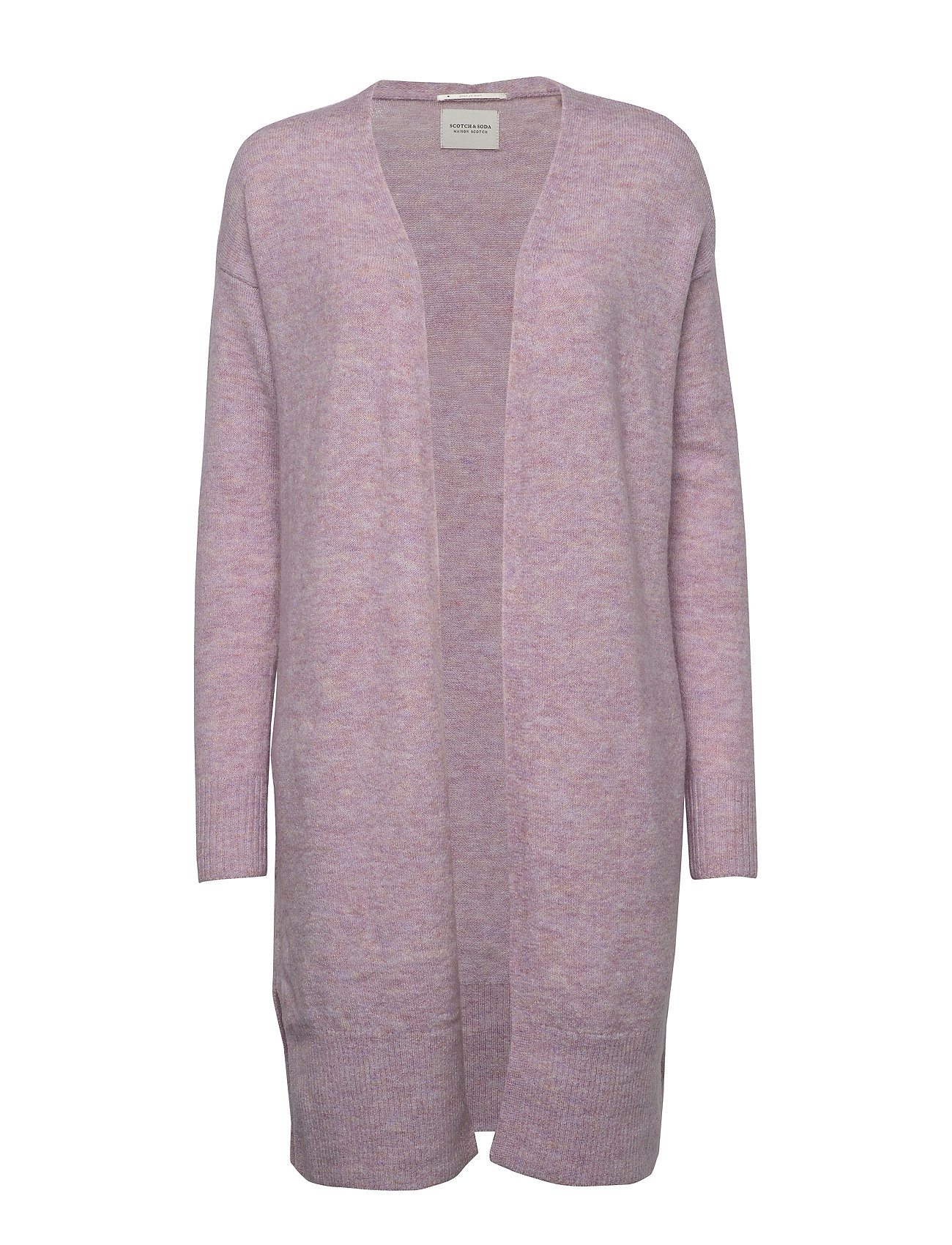 fluffy purple cardigan