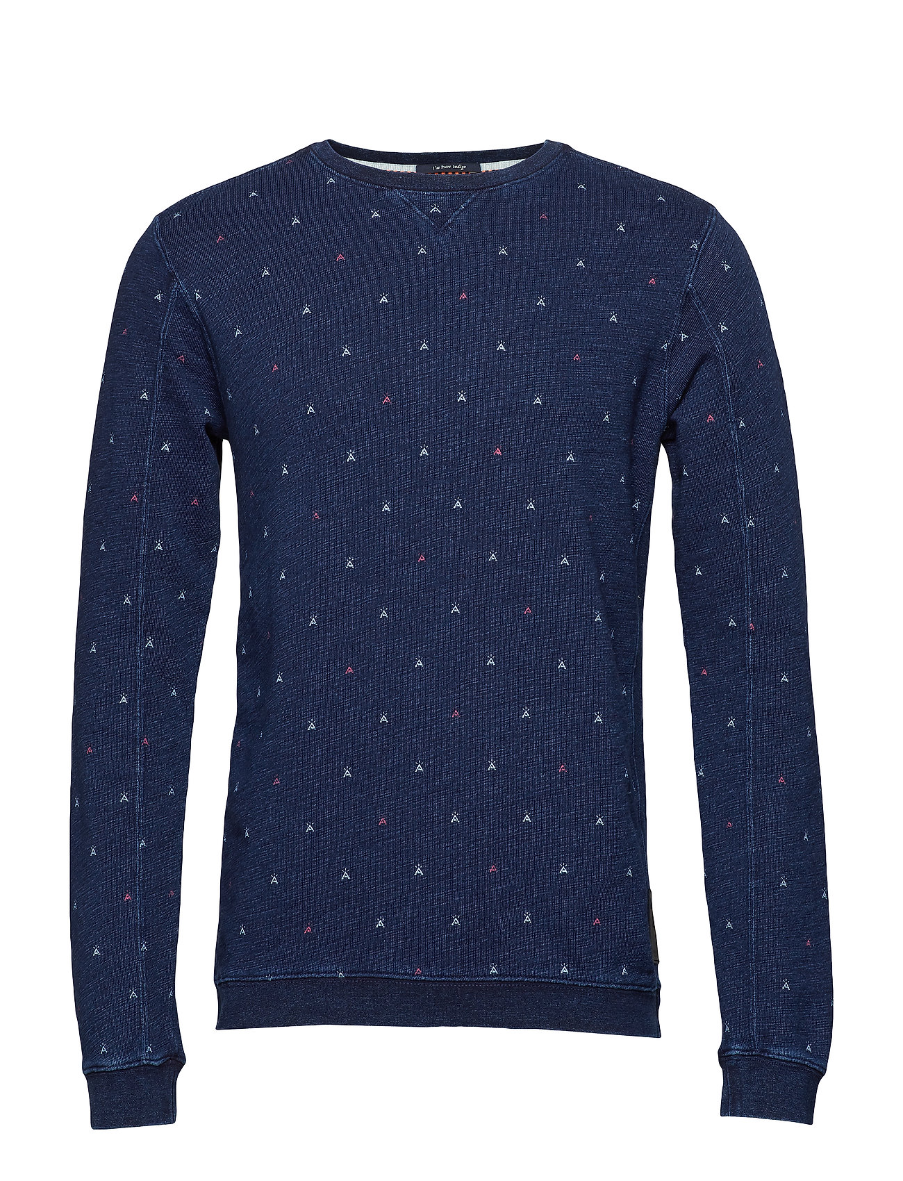 Ams Blauw Indigo Sweat Gebreide Trui Met Ronde Kraag Scotch Soda scotch soda kopen in de aanbieding Ams Blauw Indigo Sweat Gebreide Trui Met Ronde Kraag Scotch Soda scotch soda kopen in de aanbieding