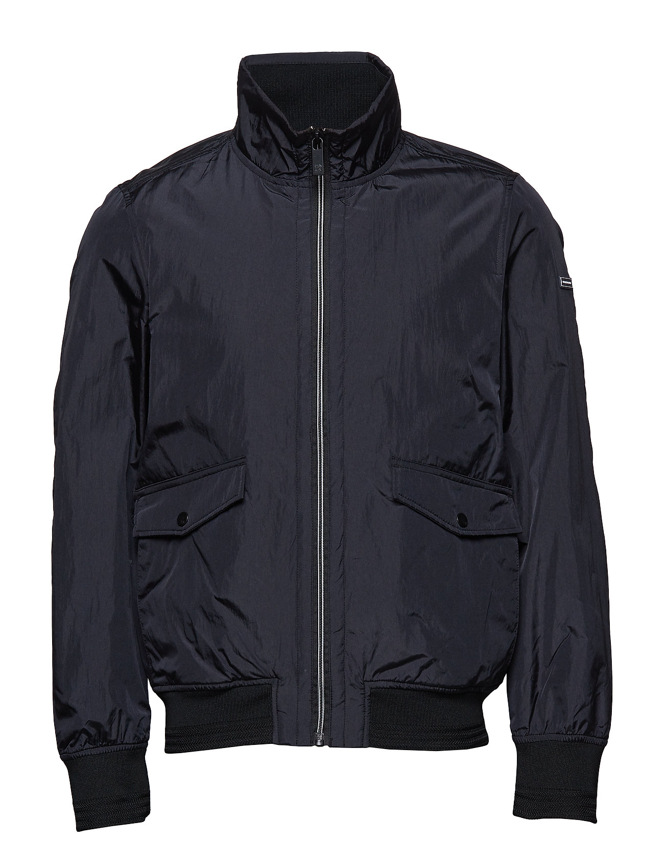 Classic Short Jacket In Nylon Quality Bomberjack Jack Zwart Scotch Soda scotch soda kopen in de aanbieding Classic Short Jacket In Nylon Quality Bomberjack Jack Zwart Scotch Soda scotch soda kopen in de aanbieding