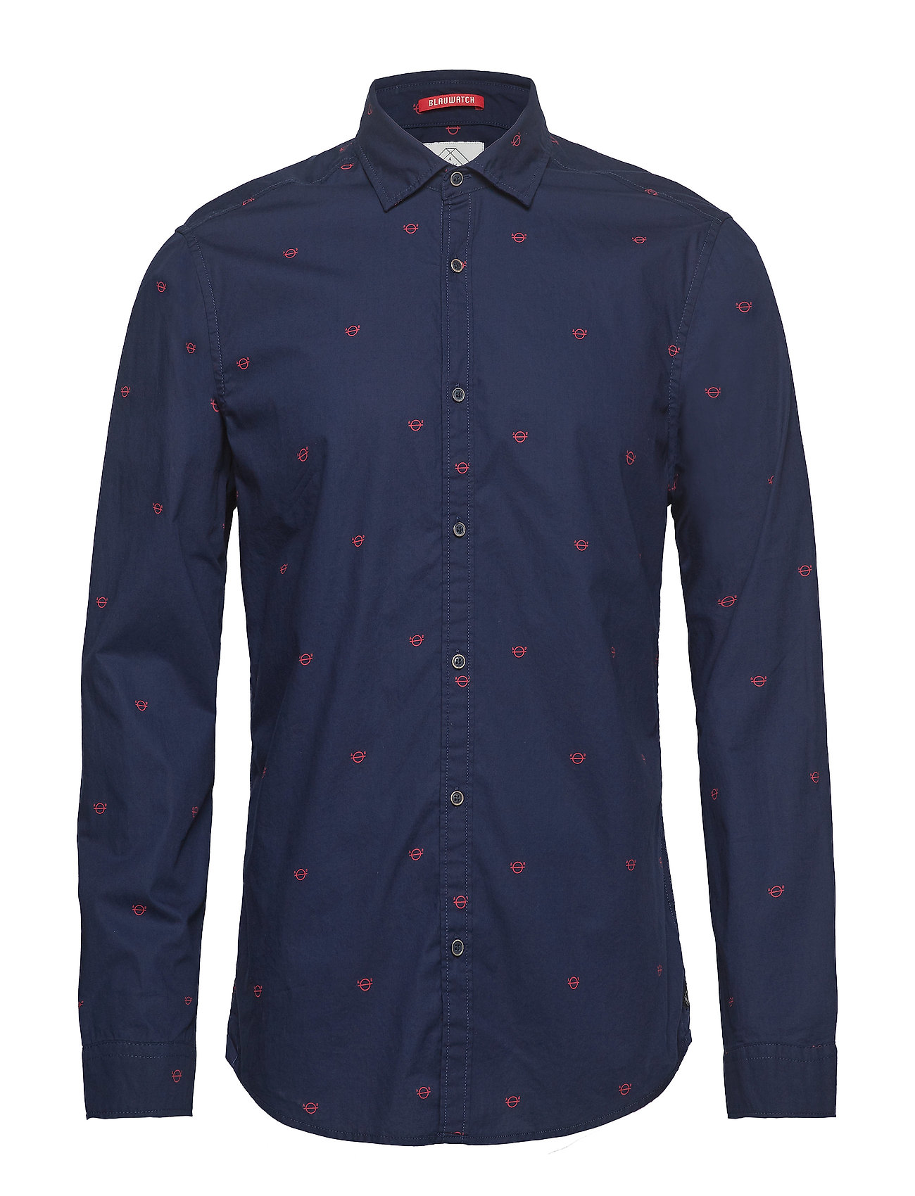 Slim Fit Crispy Ls Shirt With Prints Overhemd Casual Blauw Scotch Soda scotch soda kopen in de aanbieding Slim Fit Crispy Ls Shirt With Prints Overhemd Casual Blauw Scotch Soda scotch soda kopen in de aanbieding