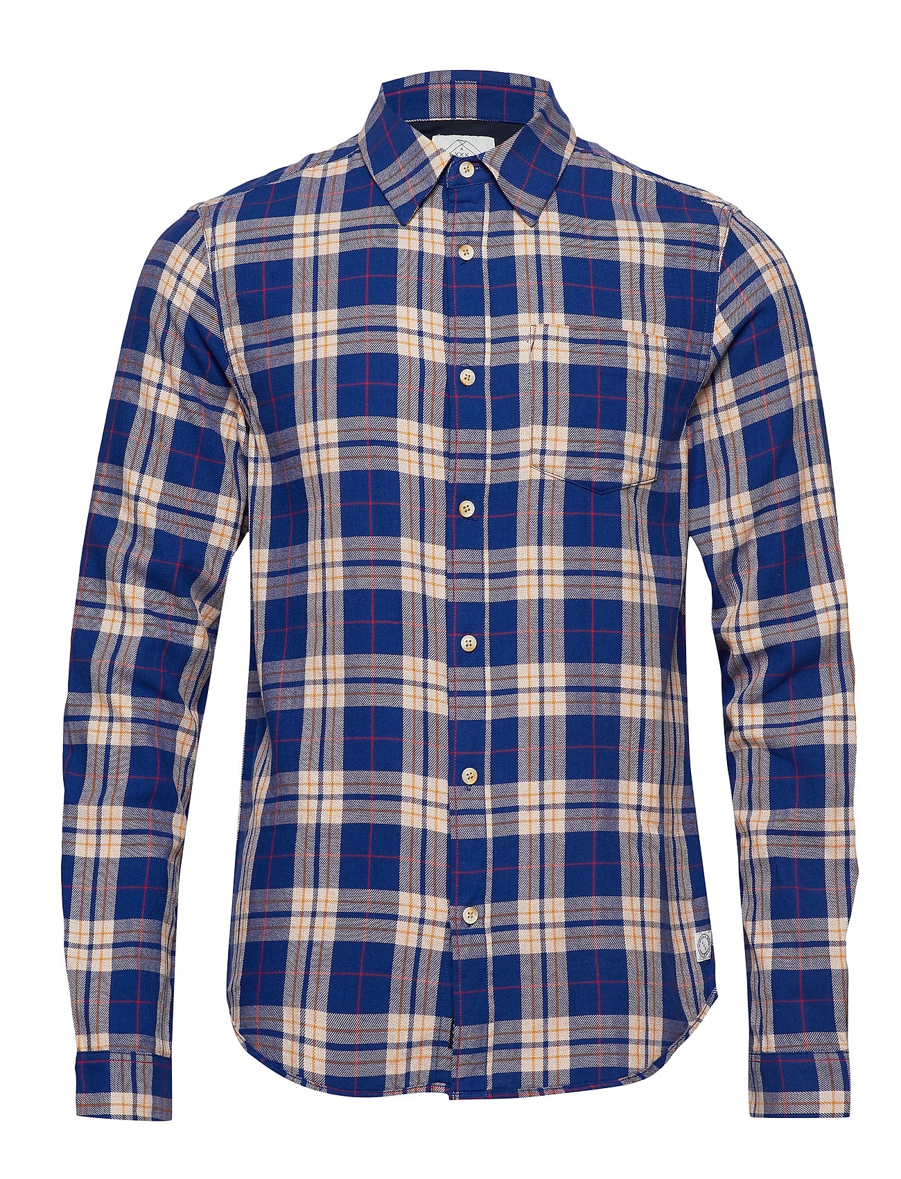 Light Weight Brushed Flannel Shirt In Pop Colours