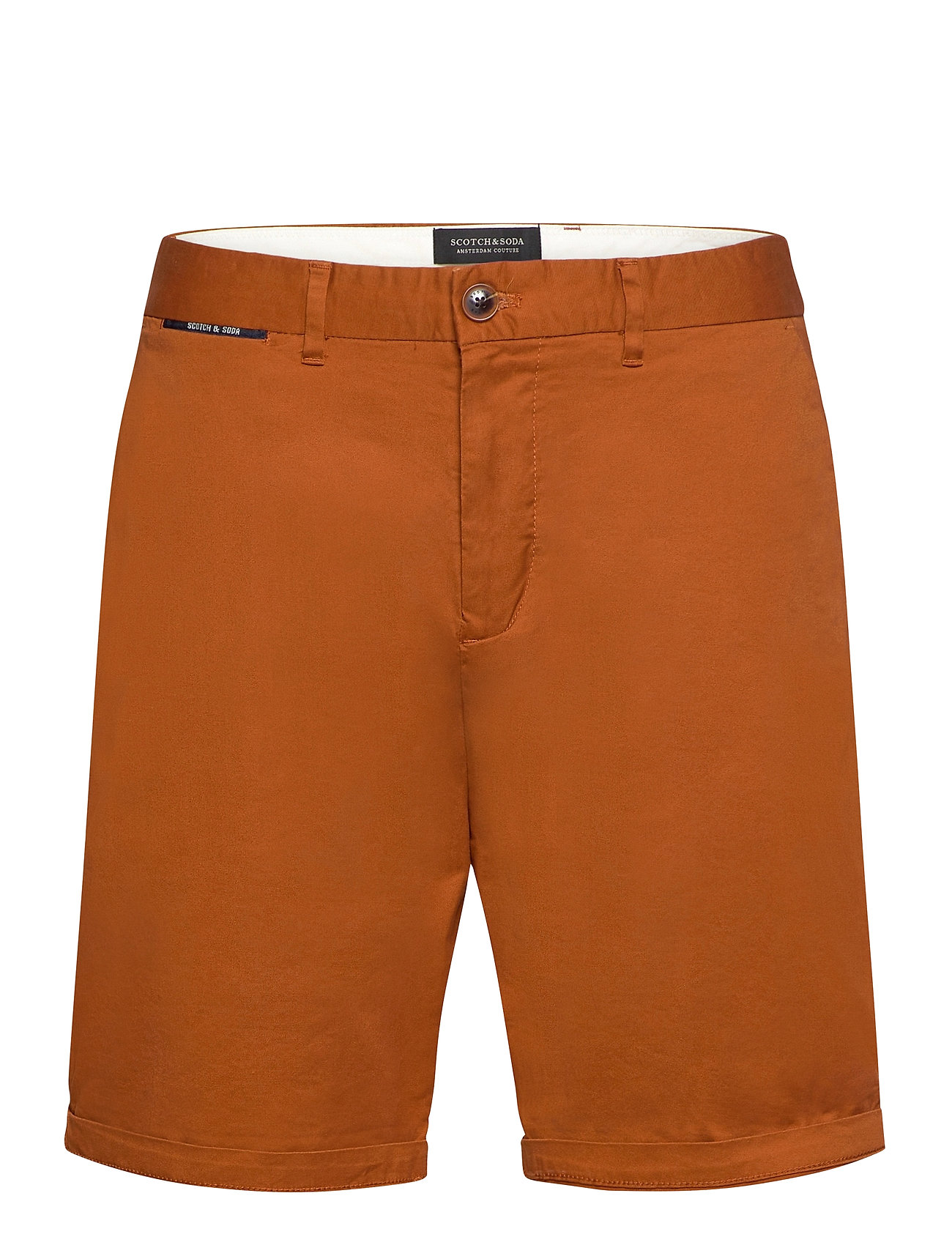 Mid Length - Classic Chino Short In Pima Cotton Quality Shorts Chinos Shorts Ruskea Scotch & Soda
