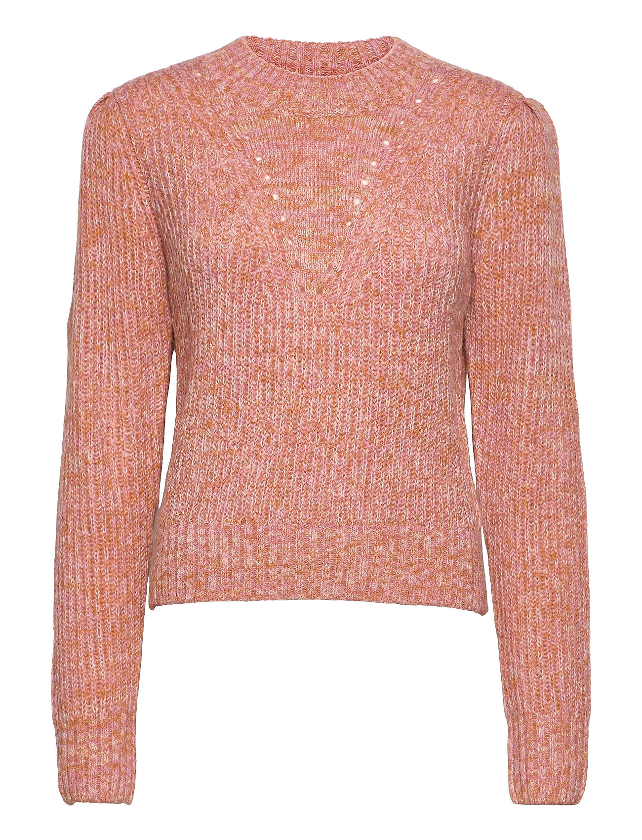 Loose Fit Crewneck Pullover With Puff Sleeves Neulepaita Vaaleanpunainen Scotch & Soda