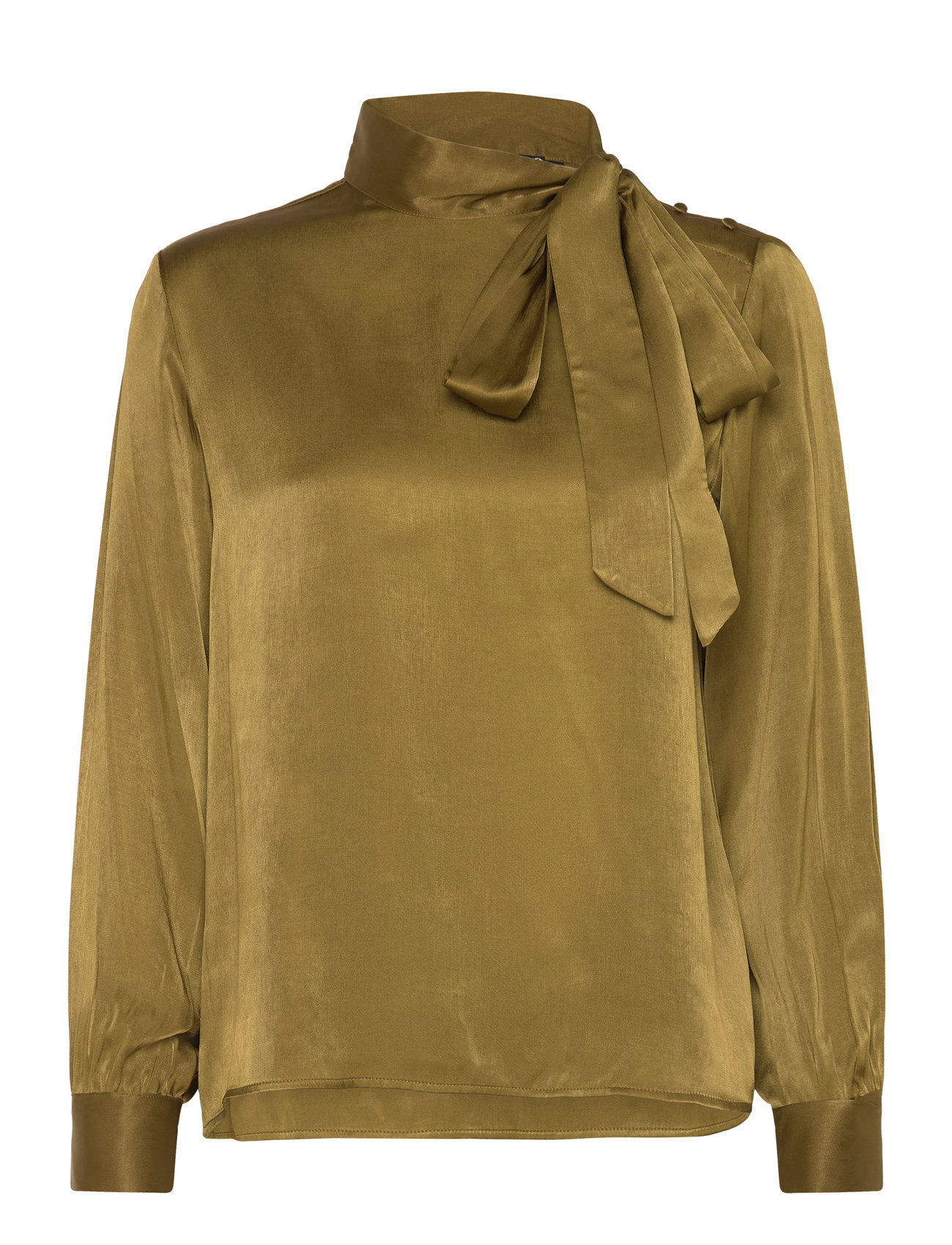 Bow Neck Top Khaki Scotch & Soda