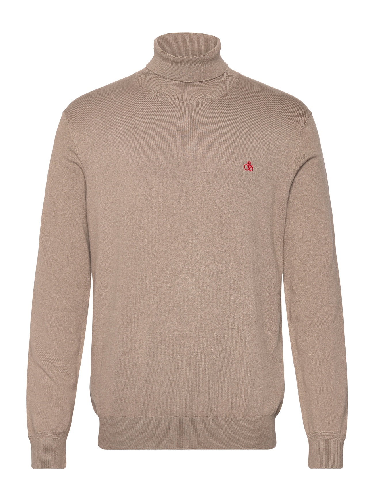 Scotch & Soda Turtleneck Viscose Sweater Beige