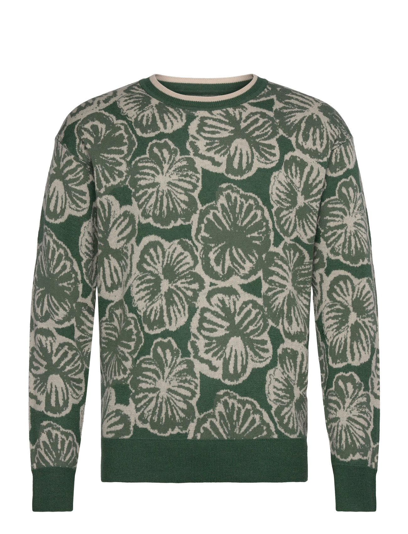 Scotch & Soda Jacquard Regular Fit Sweater Grön