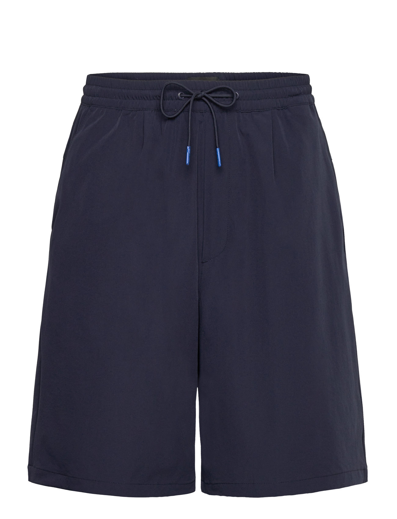 Scotch & Soda Stretch Nylon-Blend Loose Fit Bermuda Short, XL, Navy, Shorts > Afslappet, Herre