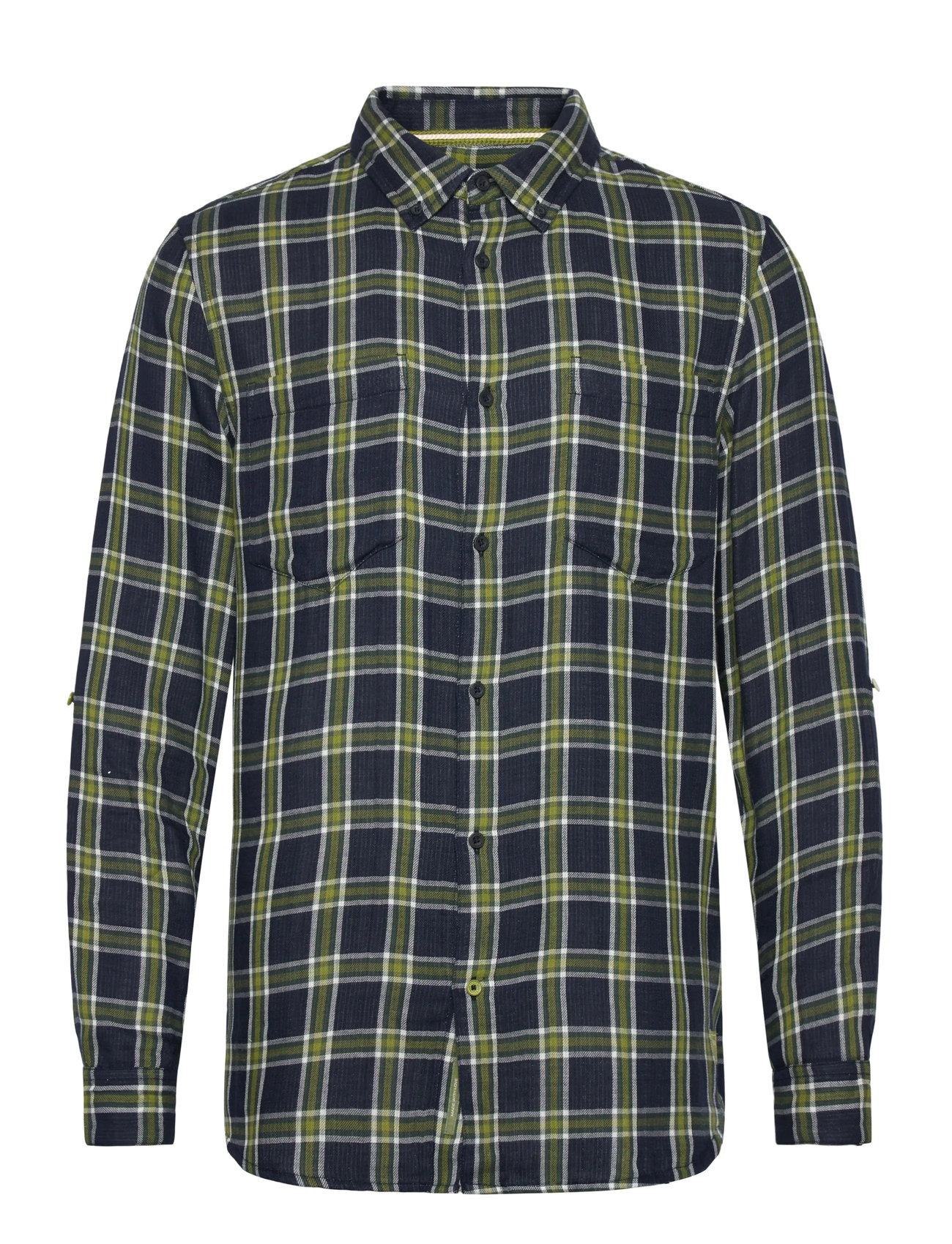 SCOTCH & SODA Double-Face Regular Fit Shirt Navy - S - Herren