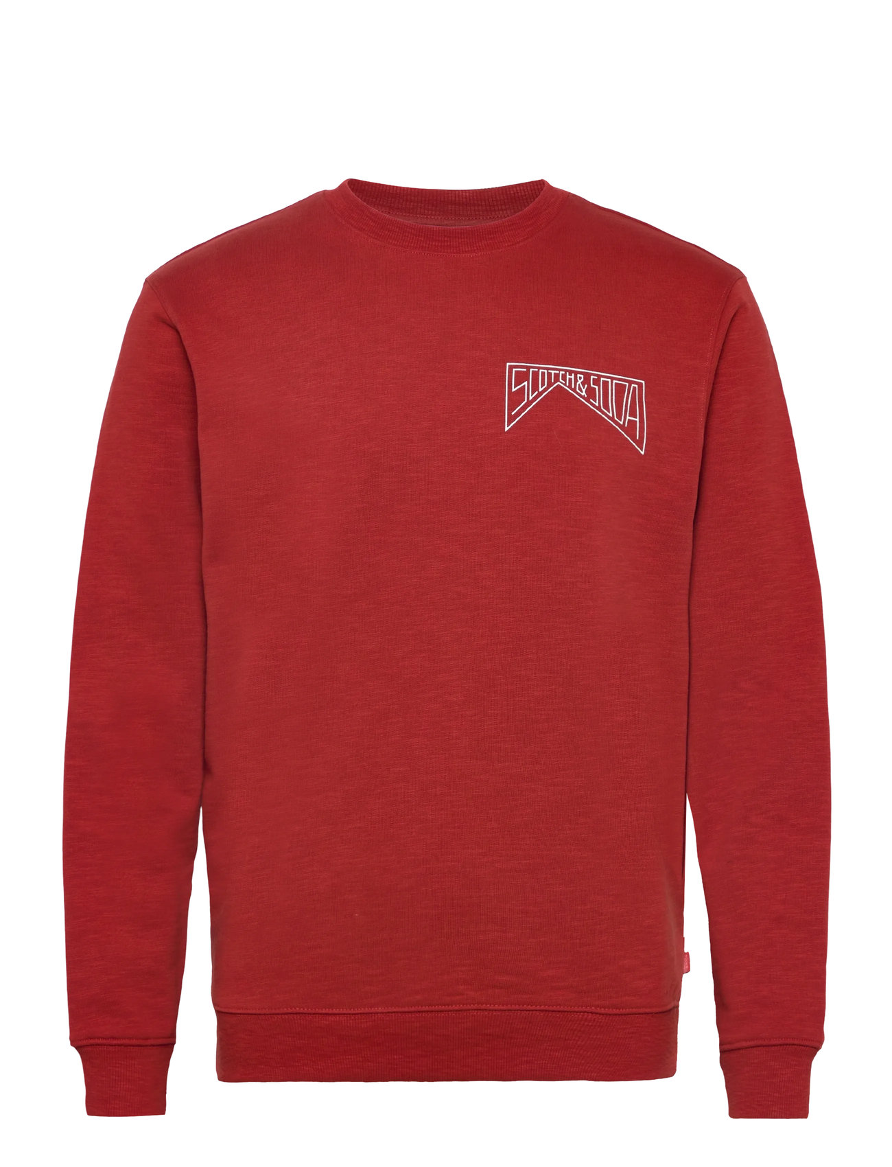 SCOTCH & SODA Left Chest Logo Sweatshirt Rot - XXL - Herren