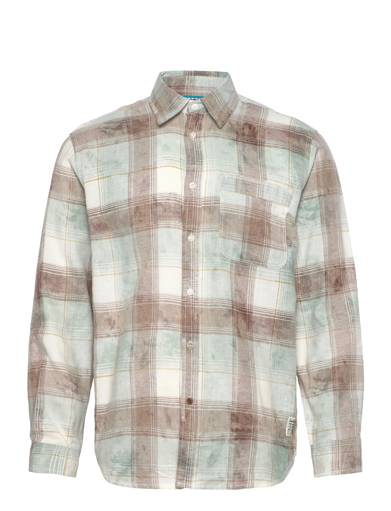 Scotch & Soda Washed Check Relaxedfit Shirt, XL, Multi/patterned, Skjorter > Afslappet Shirts, Herre