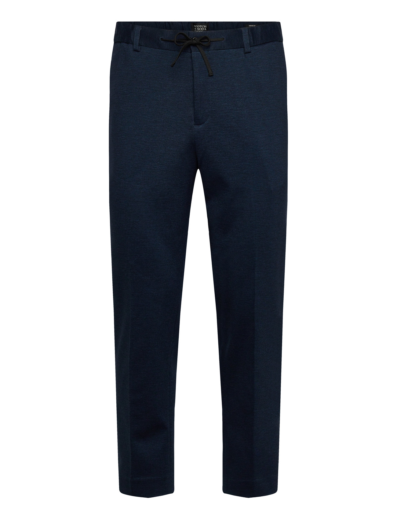 Scotch & Soda Finch Yarndyed Jersey Regular Taperedfit Jogger, 36 x 32, Navy, Bukser > Afslappet, Herre