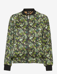 scotch and soda floral bomber jacket