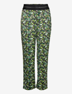 Printed elasticated trousers - casual trousers - combo i