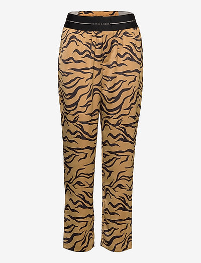 Printed elasticated trousers - pantalons casual - combo k