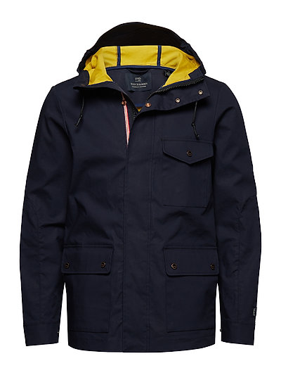 SCOTCH & SODA Mid-Length Hooded Jacket Parka Jacke Blau SCOTCH & SODA