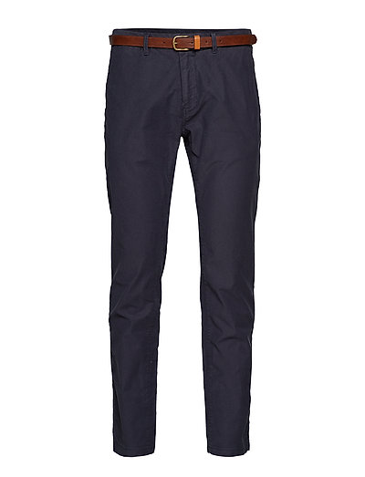 SCOTCH & SODA Stuart-Classic Garment Dyed Chino Chinos Hosen Blau SCOTCH & SODA