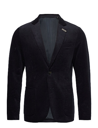 Single-Breasted Half-Lined Soft Corduroy Blazer Blazer Jackett Blau SCOTCH & SODA