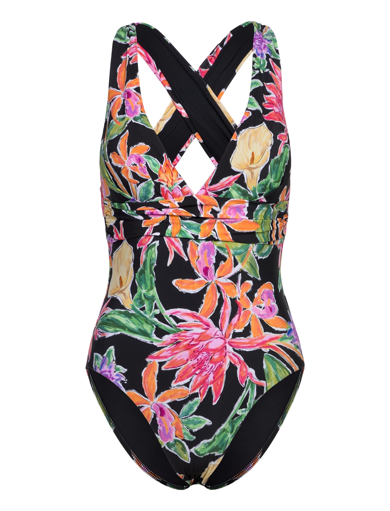 Seafolly Cross Back One Piece, 38, Multi/patterned, Badetøj > Badedragter, Dame