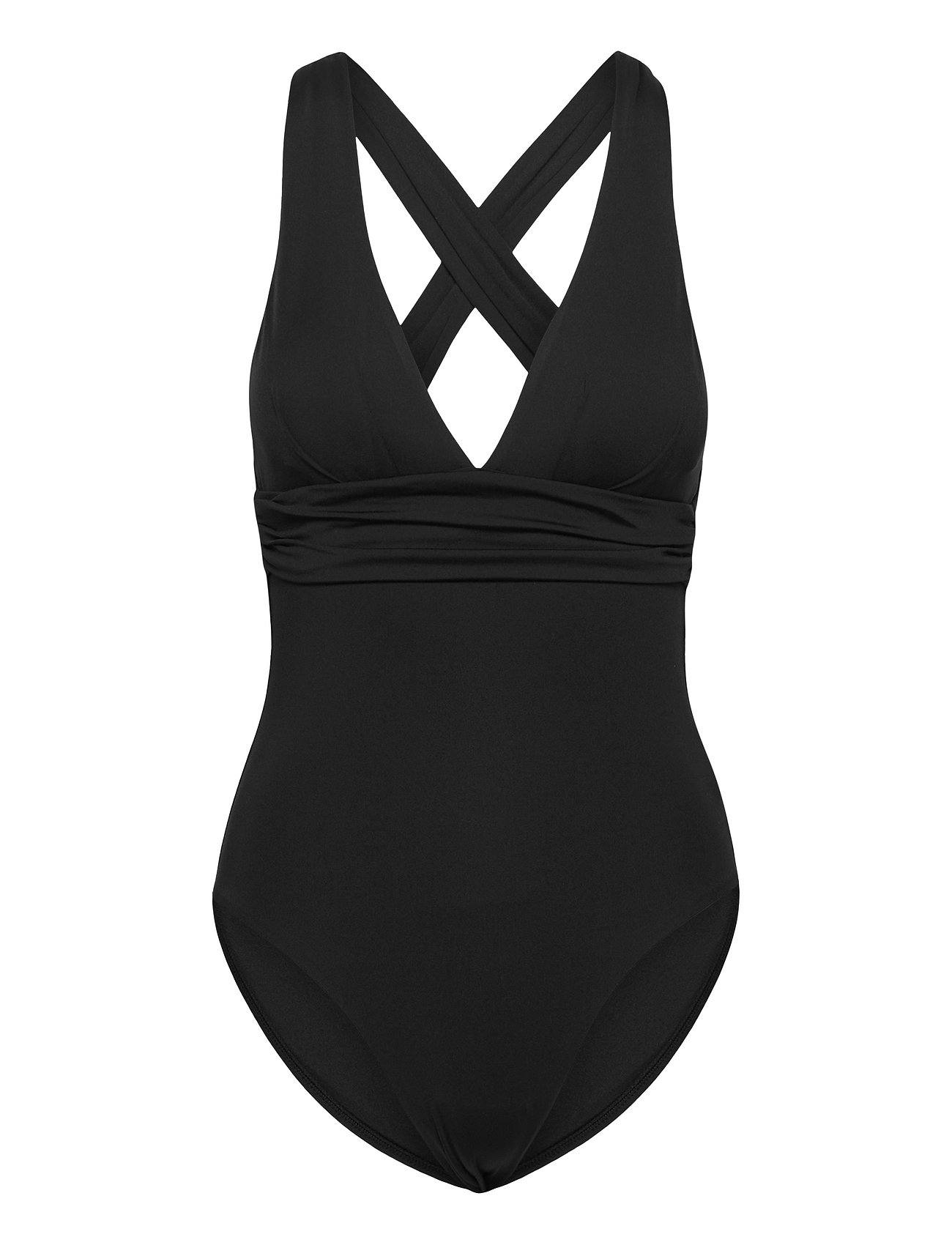 Seafolly S.collective Cross Back One Piece, 38, Black, Badetøj > Badedragter, Dame