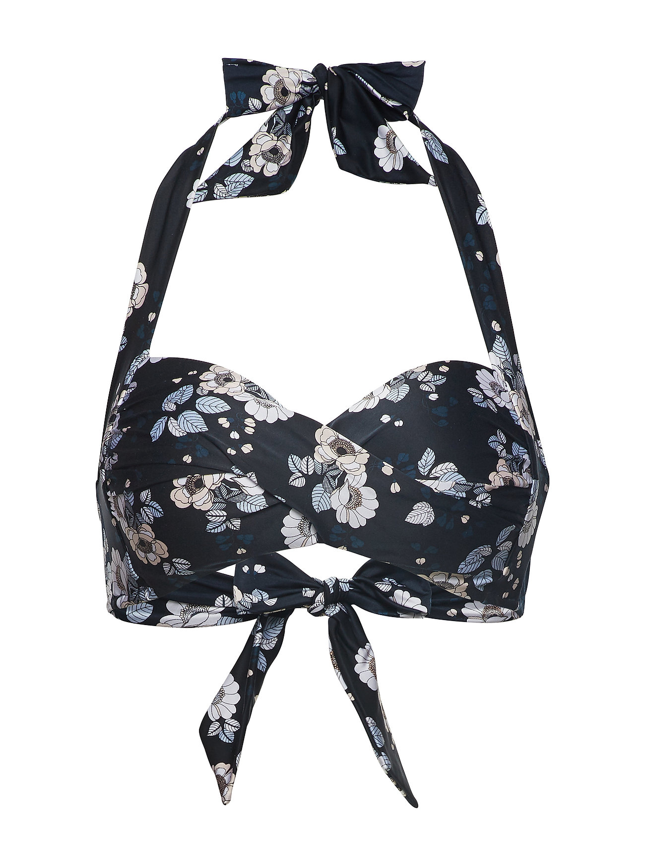 Twist Soft Cup Halter Bikinitop Blauw Seafolly seafolly kopen in de aanbieding