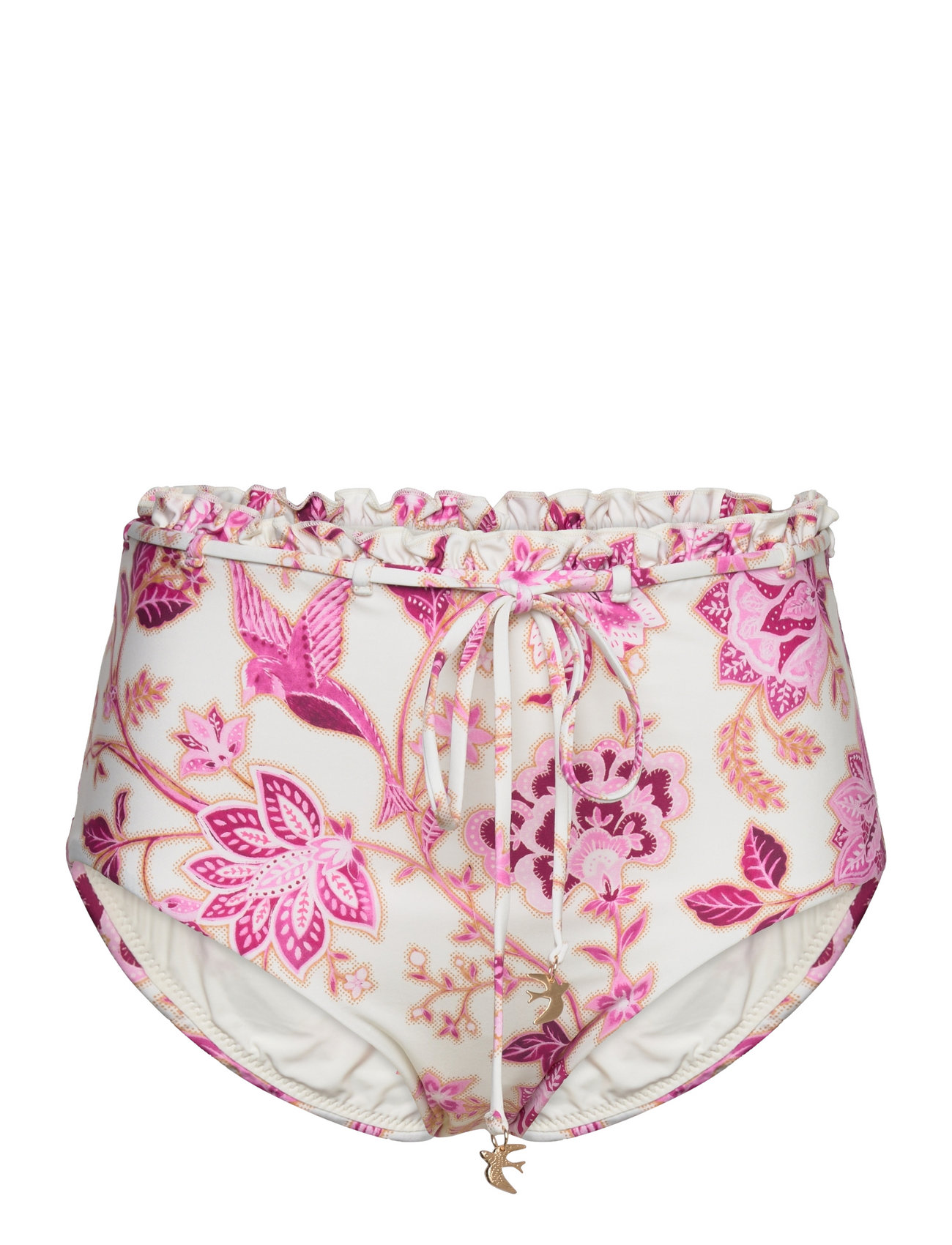 Silk Road High Waisted Pant Swimwear Bikinis Bikini Bottoms High Waist Bikinis Pink Seafolly