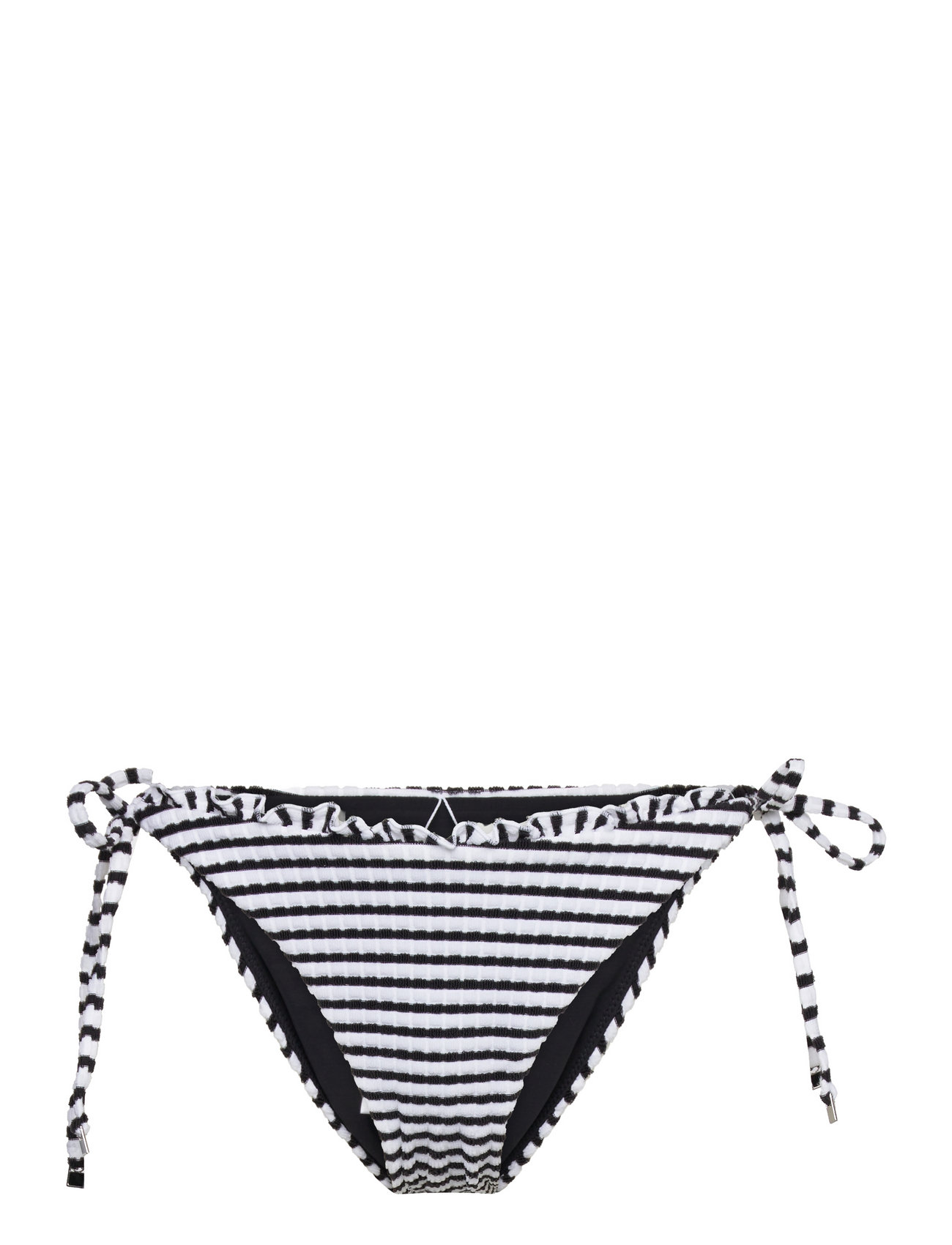 Sorrento Stripe Tie Side Rio Swimwear Bikinis Bikini Bottoms Side-tie Bikinis Black Seafolly