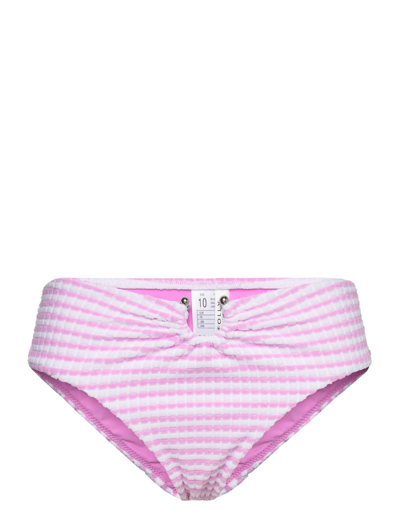 Sorrento Stripe High Rise Pant Swimwear Bikinis Bikini Bottoms High Waist Bikinis Pink Seafolly