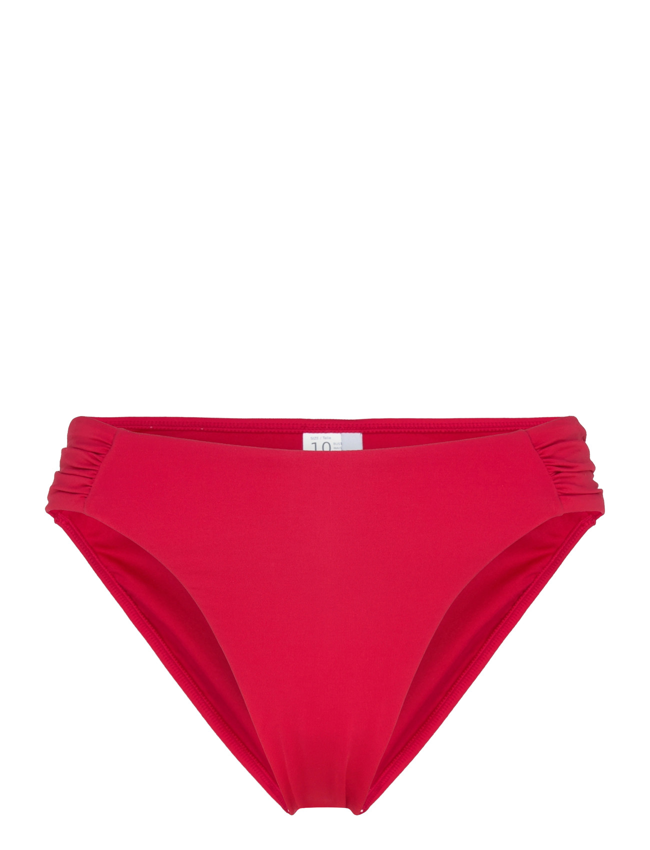 Seafolly High Leg Ruched Side Pant, 36, Red, Bikiniunderdele > Bikinitrusser, Dame