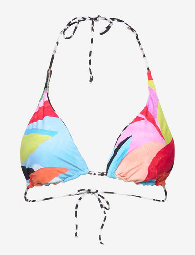 Tropfest Reversible Longline Slide Tri - trīsstūra bikini augšiņa - aquamarine